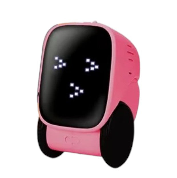 Pink AI Smart Robot Toy for Kids – Voice Control, Touch & Gesture Interactive Educational STEM Learning Robot with Storytelling & Remote Programming